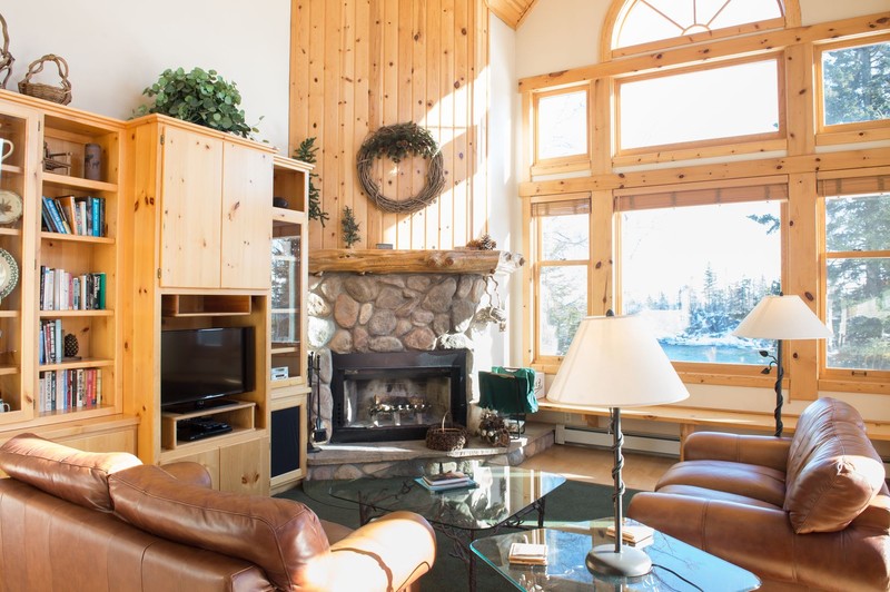Tamarack woodland cottage interior